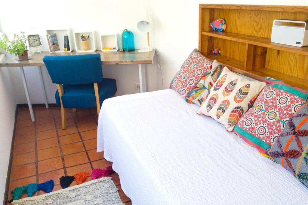 Ferienwohnung Estudio Vista Mar Com A/C E Acesso Privado A Praia Sesimbra Exterior foto