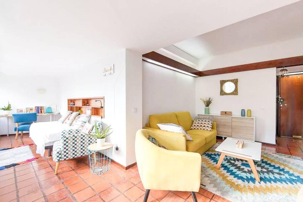 Ferienwohnung Estudio Vista Mar Com A/C E Acesso Privado A Praia Sesimbra Exterior foto